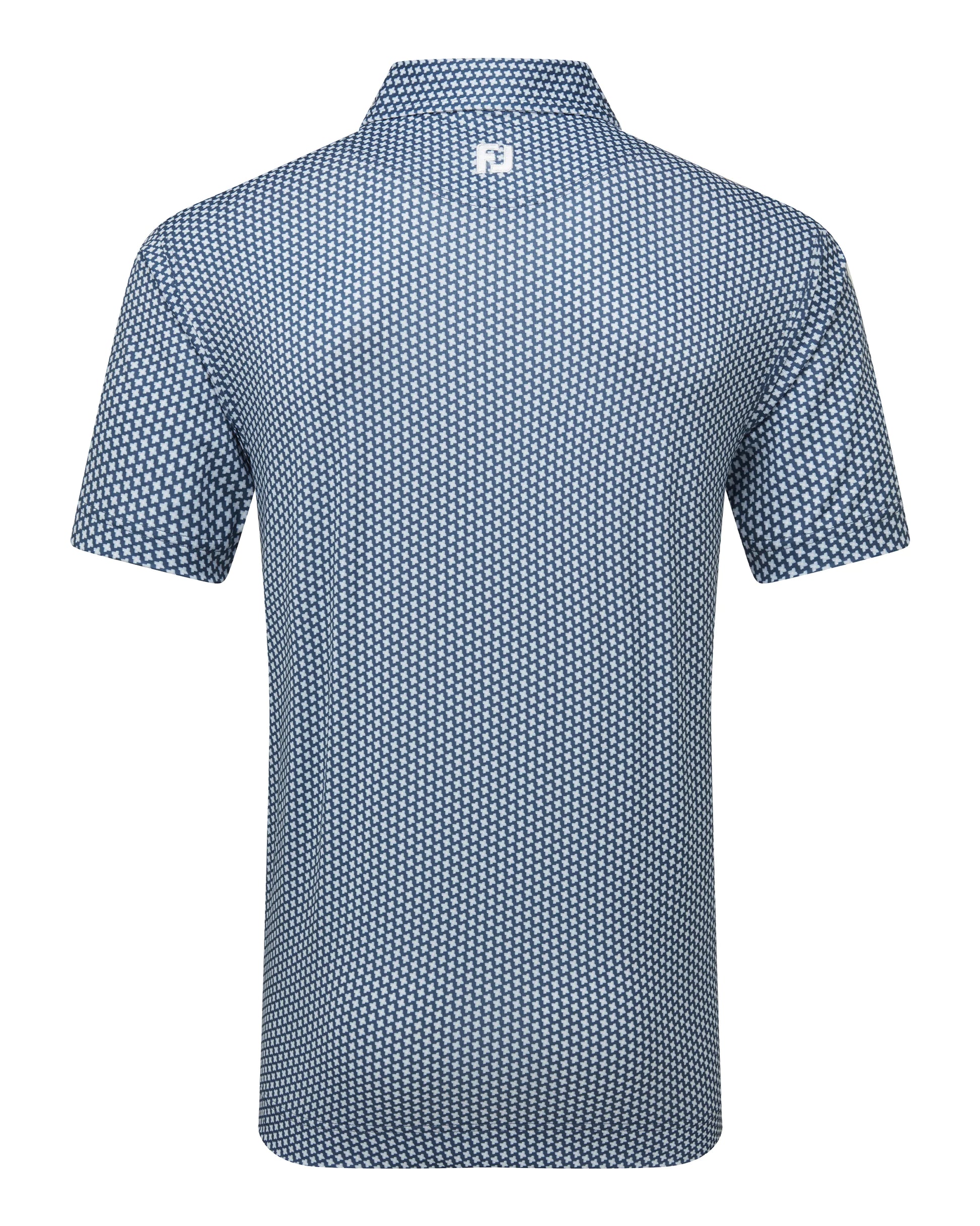 FootJoy Houndstooth Geo Lisle Golf Polo SS25