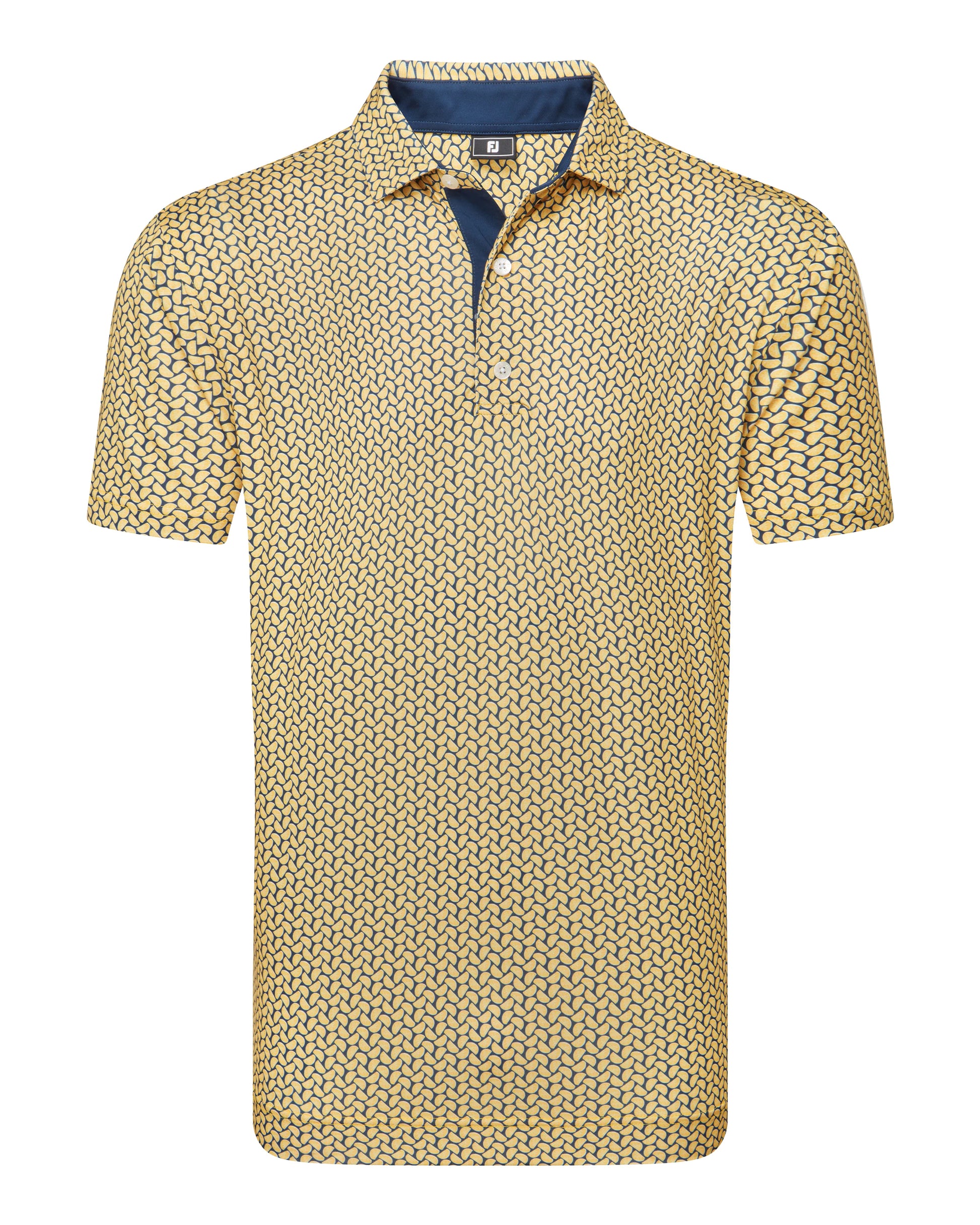 FootJoy Citrus Print Lisle Golf Polo SS25