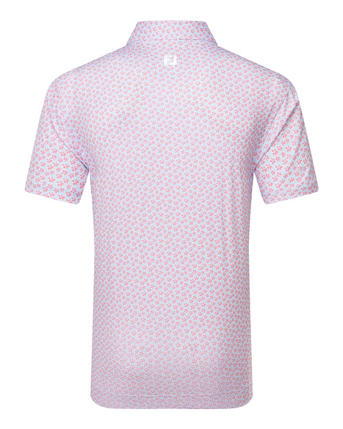 FootJoy Floral Sketch Print Lisle Golf Polo SS25