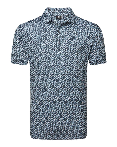 FootJoy Floral Sketch Print Lisle Golf Polo SS25