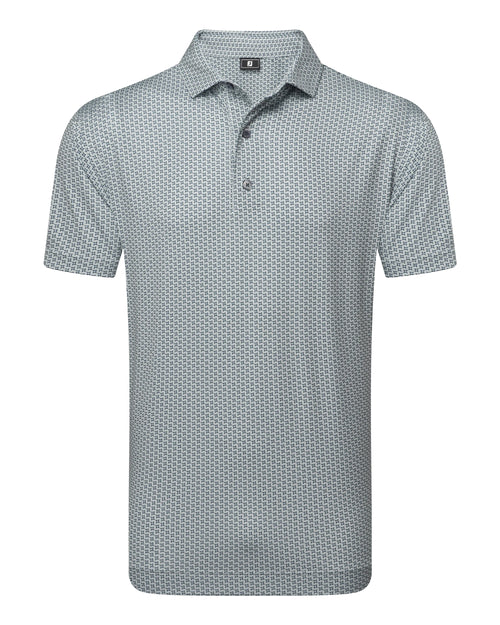 FootJoy Houndstooth Geo Lisle Golf Polo SS25