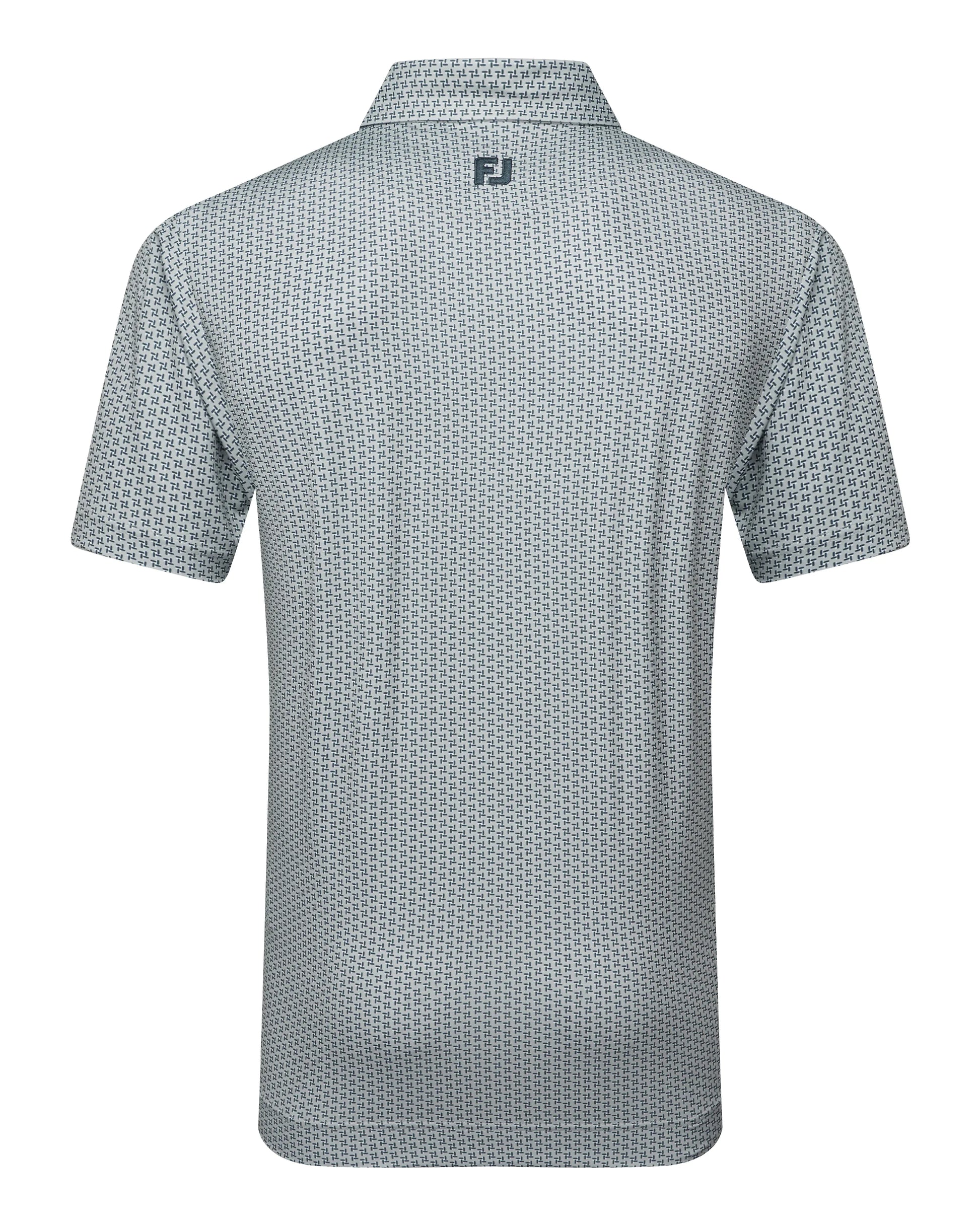 FootJoy Houndstooth Geo Lisle Golf Polo SS25