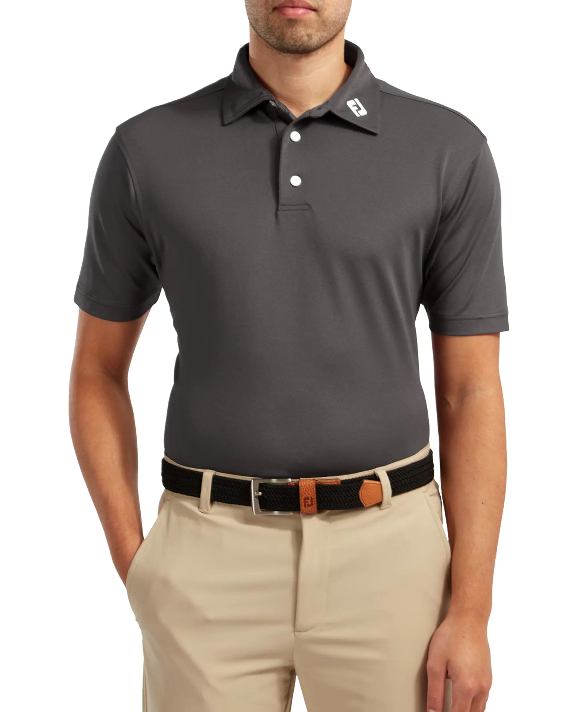 FootJoy Stretch Pique Solid Mens Polo