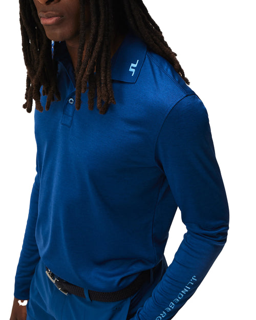 J.Lindeberg Tour Tech Long Sleeve Golf Polo AW23