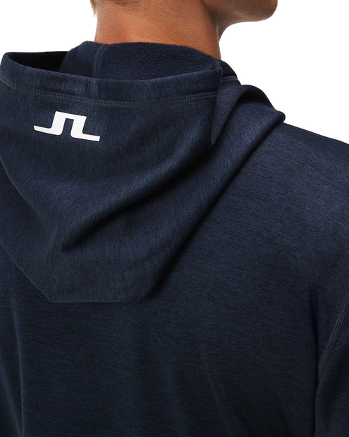 J.Lindeberg Brush Hood Golf Mid Layer AW23