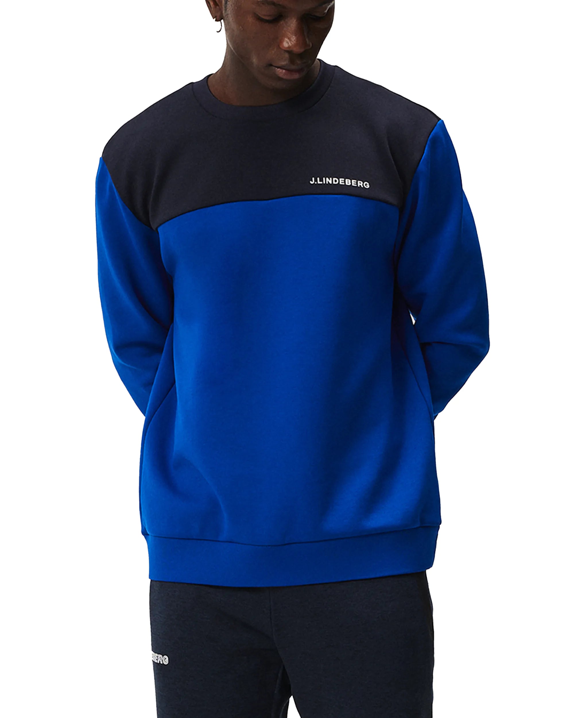 J.Lindeberg Jeff Crew Neck Golf Mid layer AW23