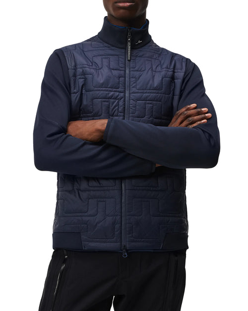 J.Lindeberg Quilt Hybrid Golf Jacket AW23