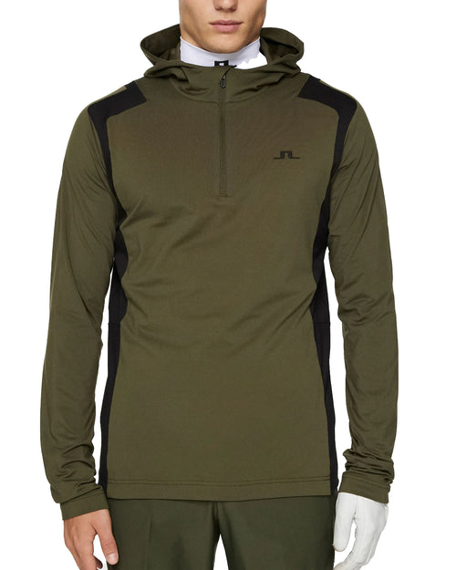 J.Lindeberg Lukas Quarter Zip Hood AW24