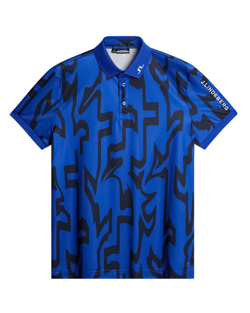 J.Lindeberg Tour Tech Regular Fit Print Polo AW24