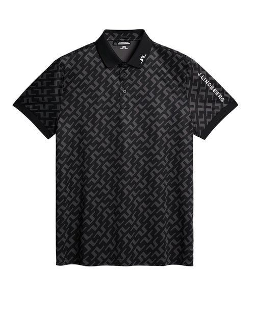 J.Lindeberg Tour Tech Regular Fit Print Polo AW24