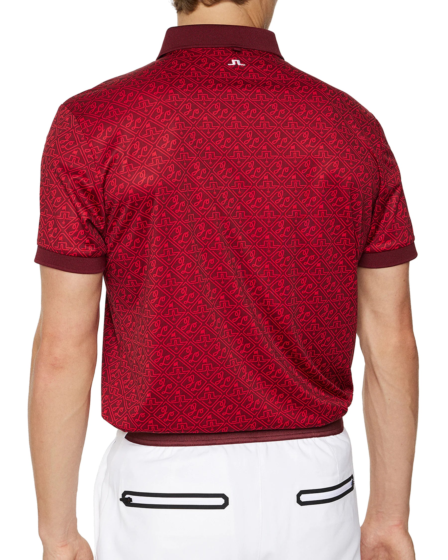 J.Lindeberg Tour Tech Regular Fit Print Polo AW24