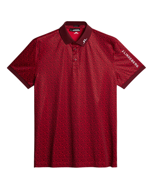 J.Lindeberg Tour Tech Regular Fit Print Polo AW24