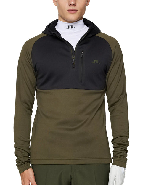 J.Lindeberg Adam Quarter Zip Hood AW24