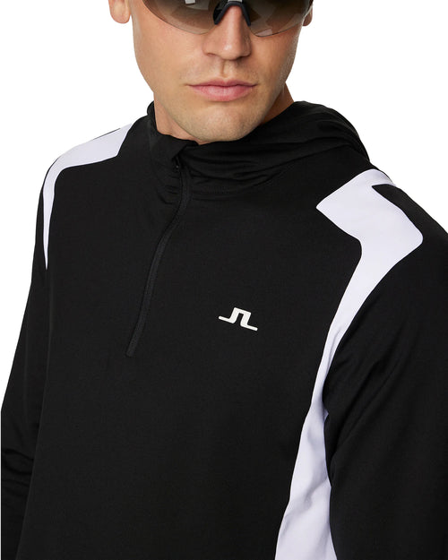 J.Lindeberg Lukas Quarter Zip Hood AW24