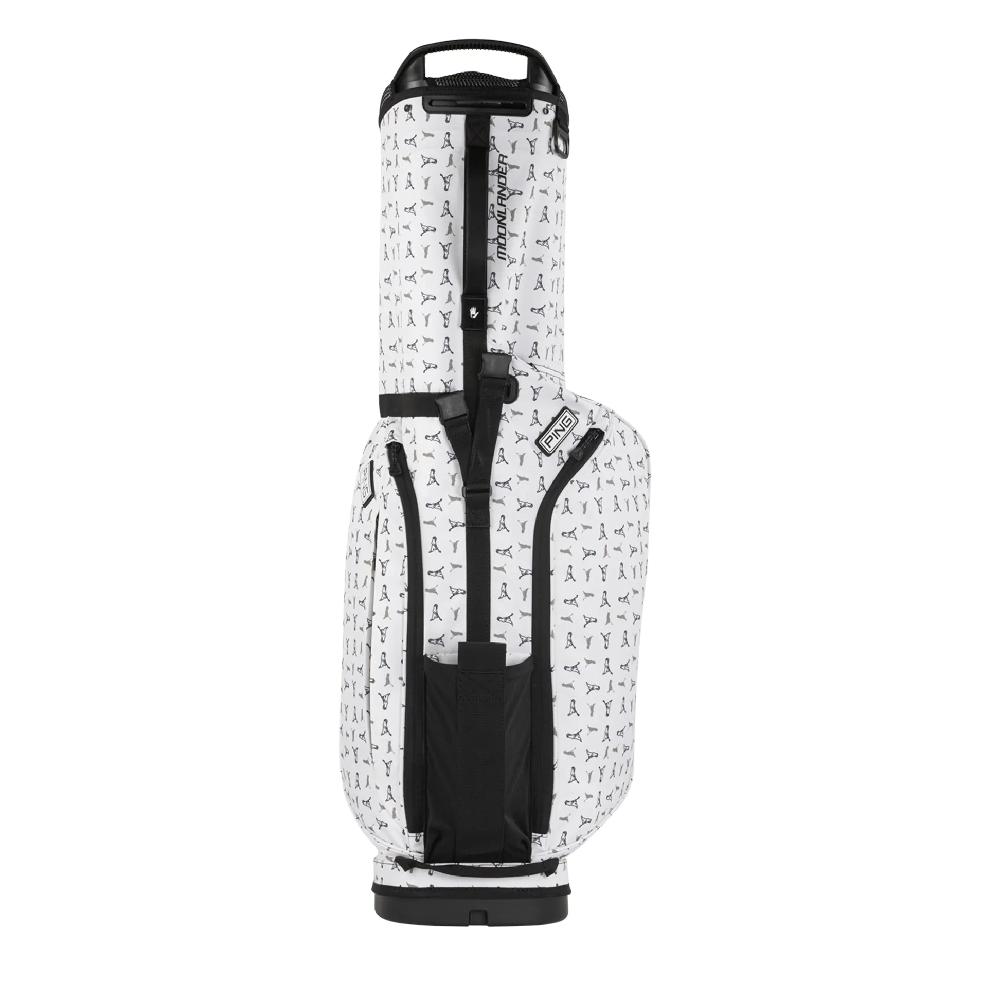 Ping Moonlander 244 Golf Stand Bag - White/Mr Ping