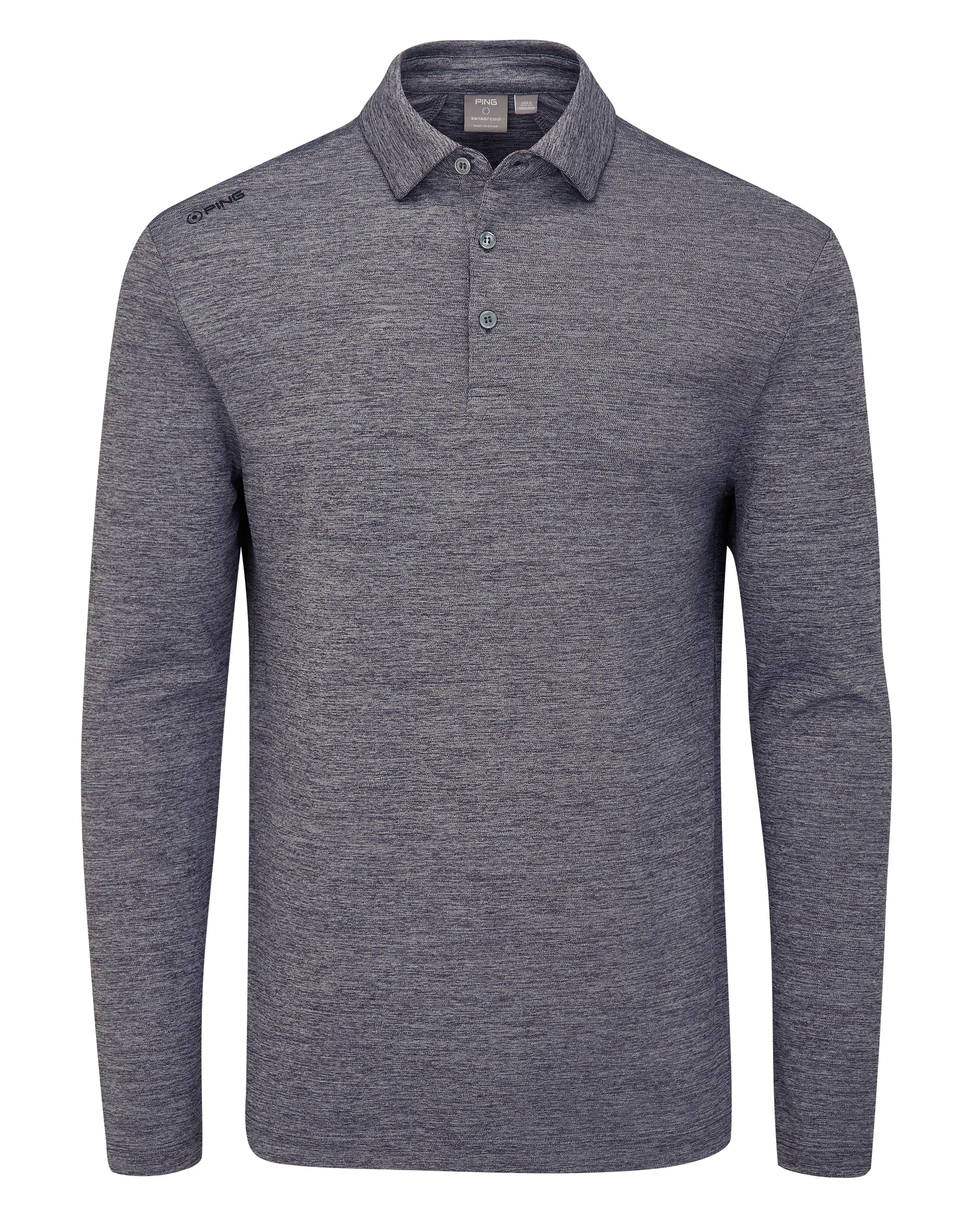 Ping Emmet Men's Long Sleeve Golf Polo AW24
