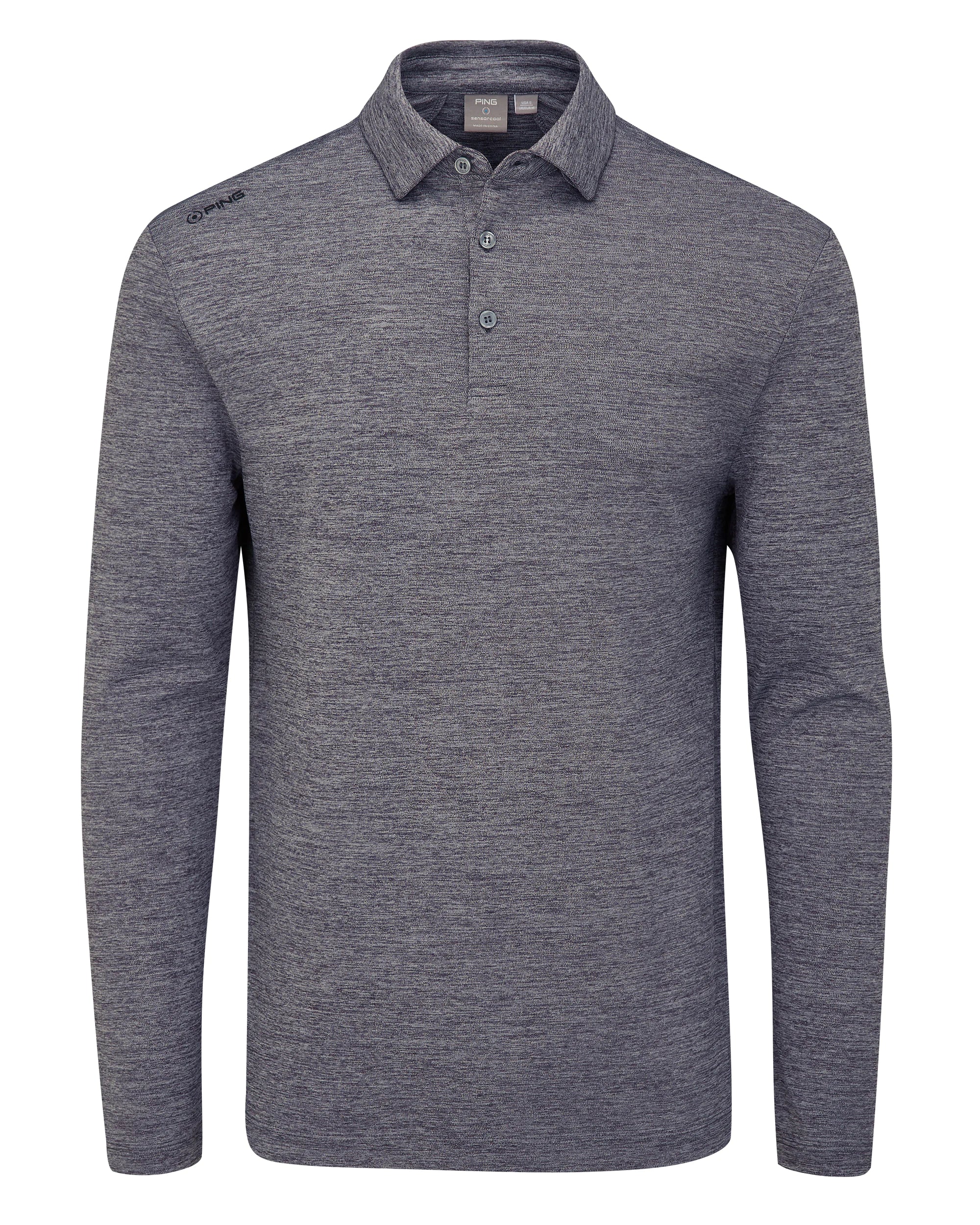 Ping Emmet Men's Long Sleeve Golf Polo AW24