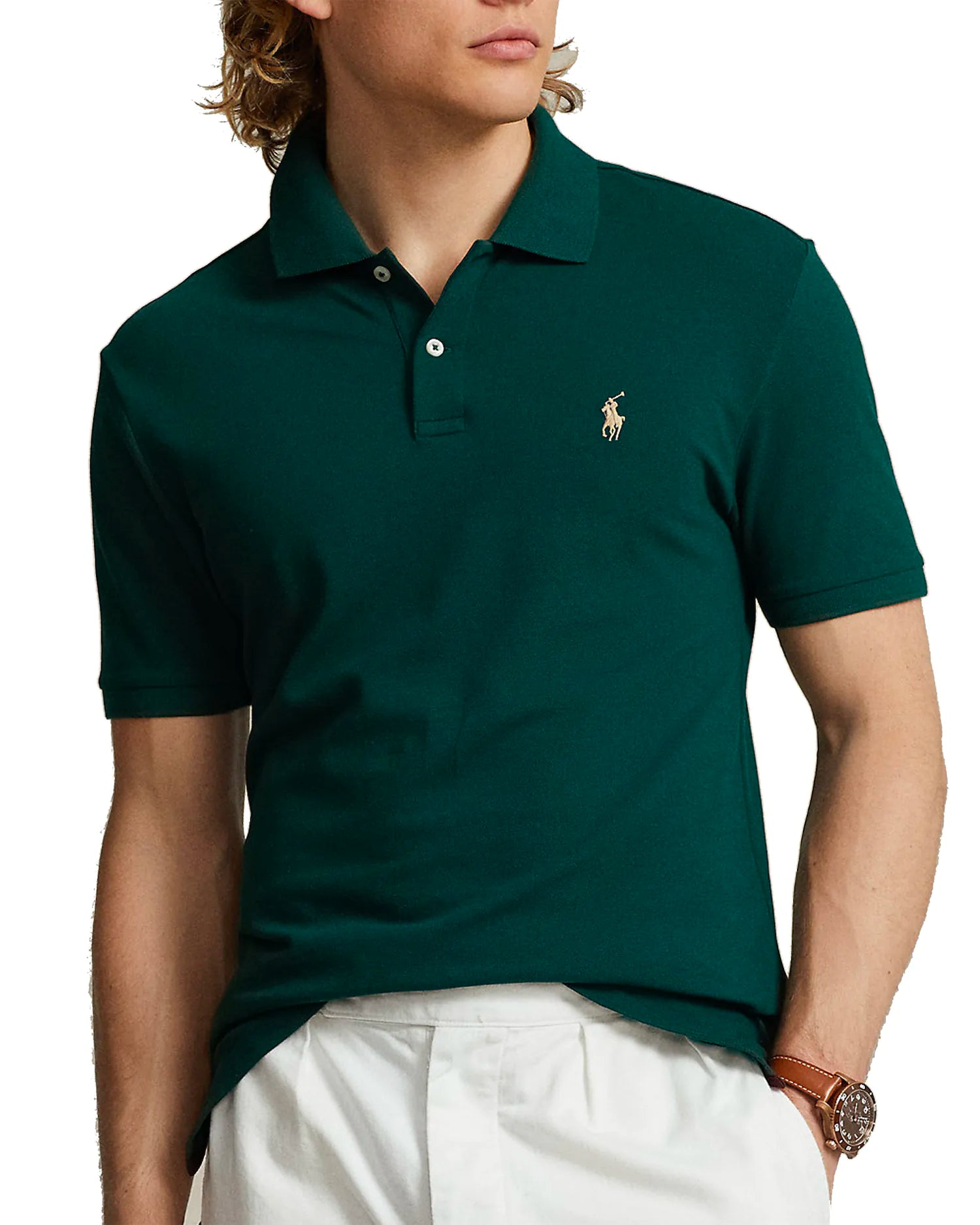 Ralph Lauren Performance Stretch Mesh Polo Shirt  SS24