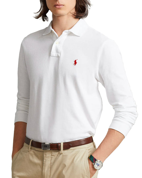 Ralph Lauren Pro Fit Performance Stretch Long Sleeve Polo Shirt SS24