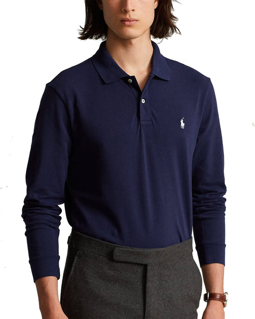 Ralph Lauren Pro Fit Performance Stretch Long Sleeve Polo Shirt SS24