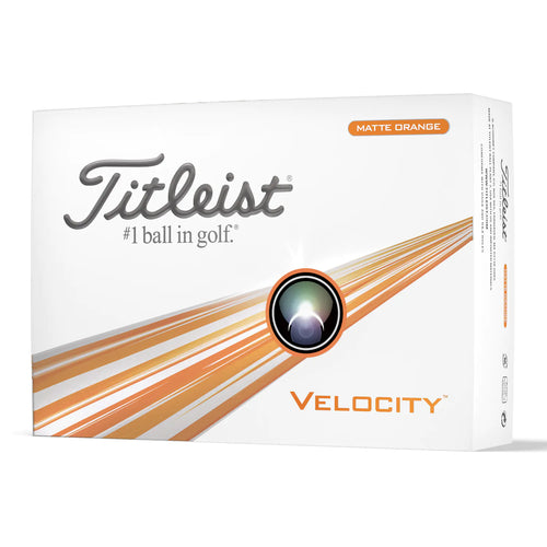 Titleist Velocity 2024 Golf Balls - Orange