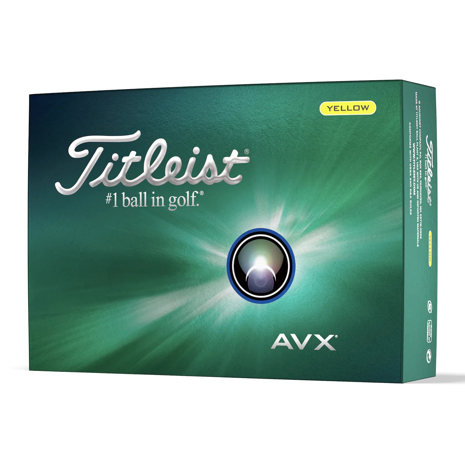 Titleist AVX 2024 Golf Balls - Yellow