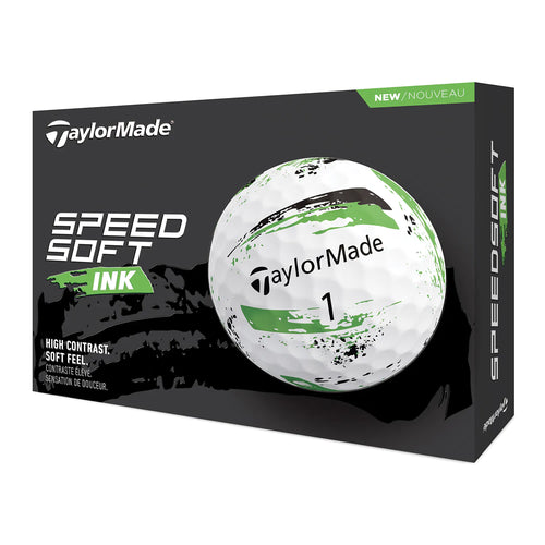 TaylorMade 2024 SpeedSoft Ink Golf Ball Green