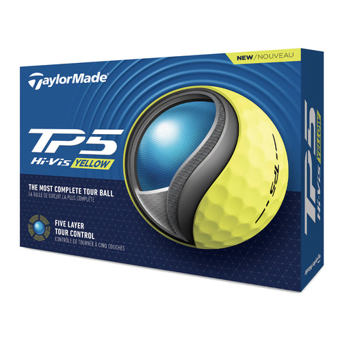 TaylorMade 2024 TP5 Golf Balls Yellow