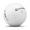 TaylorMade 2024 TP5x Golf Balls White