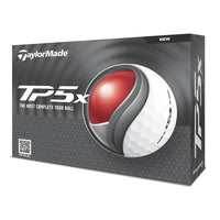 TaylorMade 2024 TP5x Golf Balls White