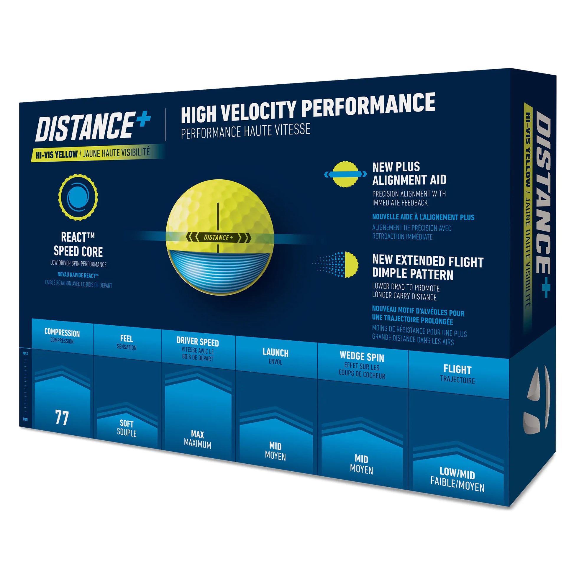 TaylorMade Distance+ Golf Balls - Multi