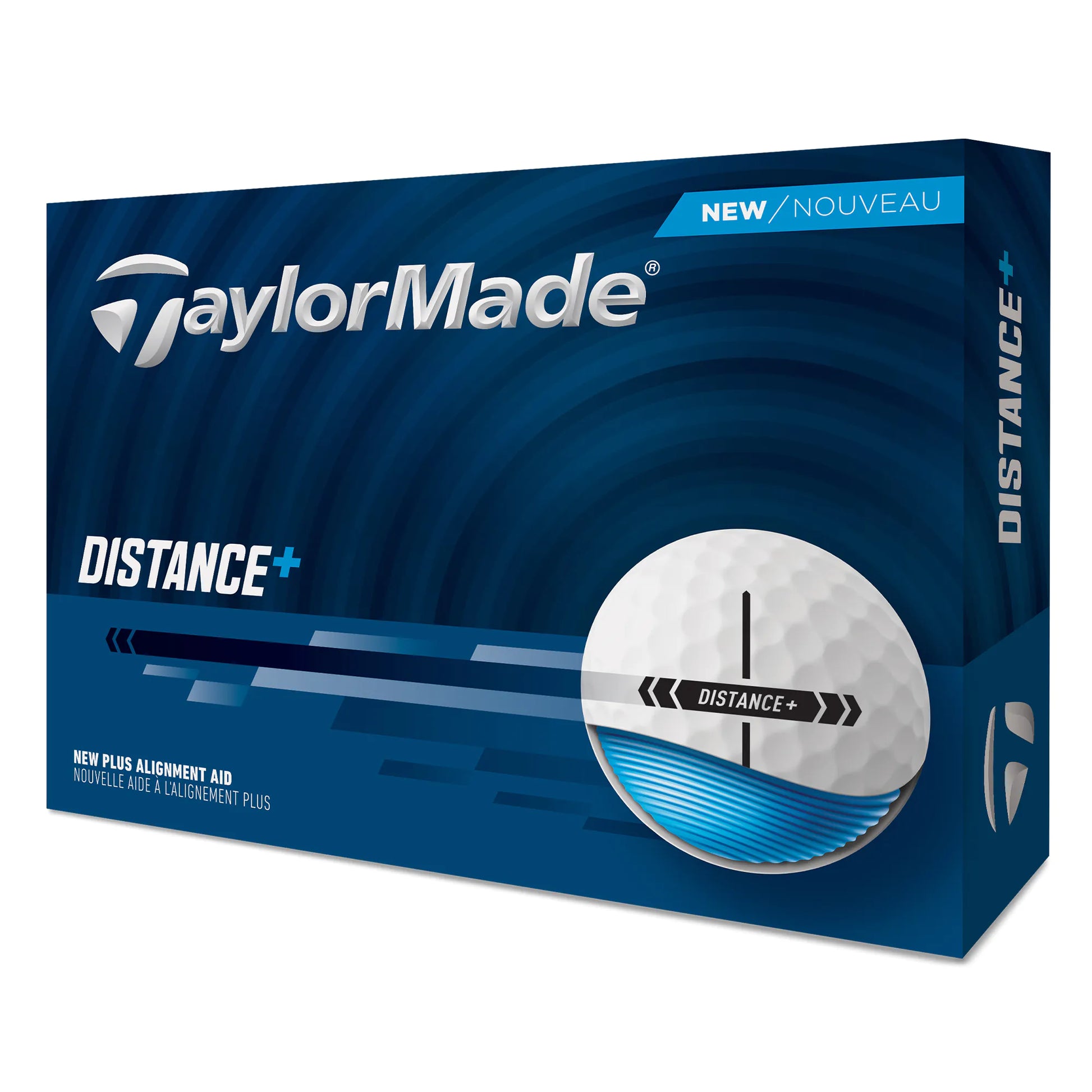 TaylorMade Distance+ 25 Golf Balls - White