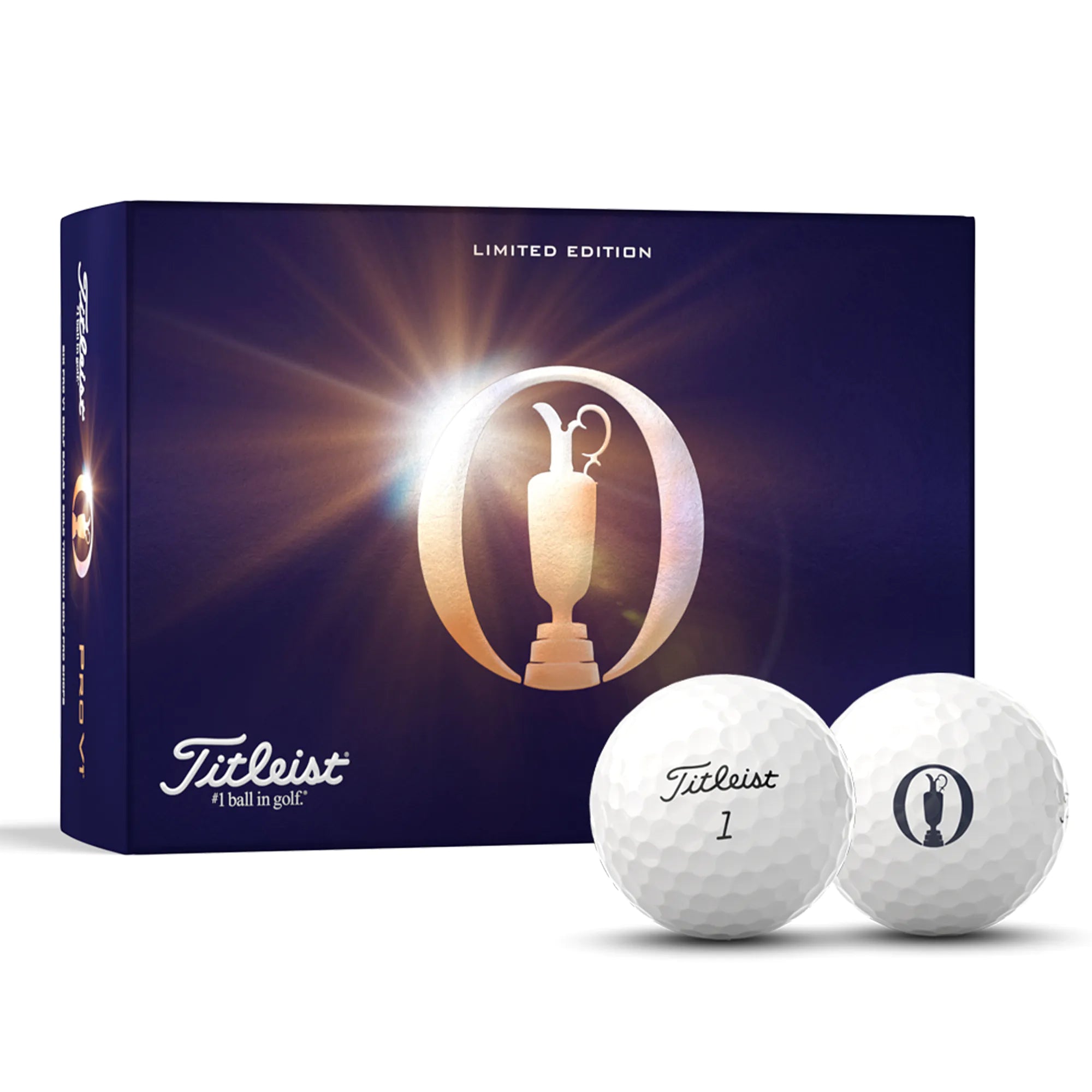 Titleist Pro V1 2023 Golf Balls 1/2 Dozen - The Open 2024