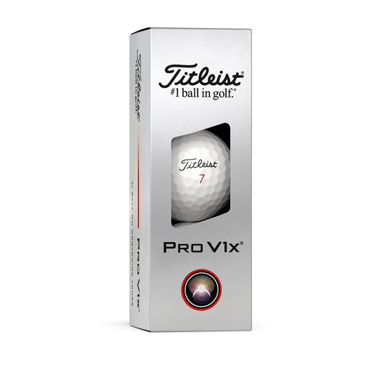 Titleist Pro V1x 2025 Golf Balls - White - High Numbers