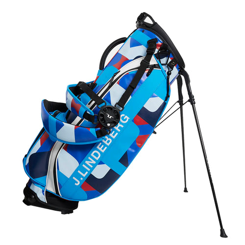 J.Lindeberg Play Stand Golf Bag - Brilliant Blue Big Bridge