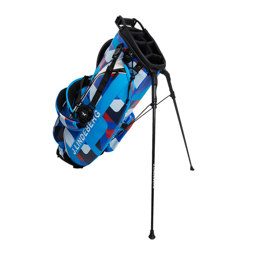 J.Lindeberg Play Stand Golf Bag - Brilliant Blue Big Bridge