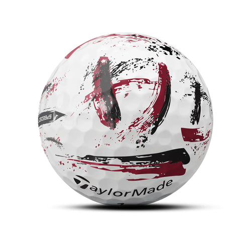 TaylorMade 2024 SpeedSoft Ink Golf Ball Red