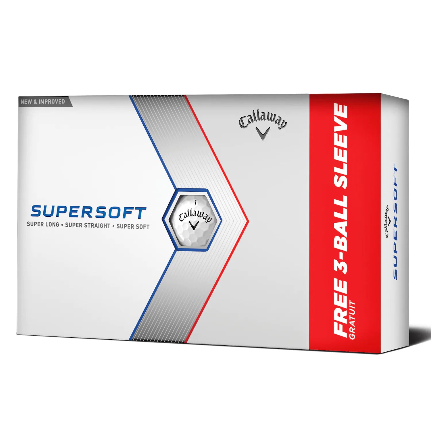 Callaway Supersoft Golf Balls 23 White - 15 Ball Pack