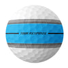 TaylorMade Tour Response Stripe Golf Balls - Neon Blue