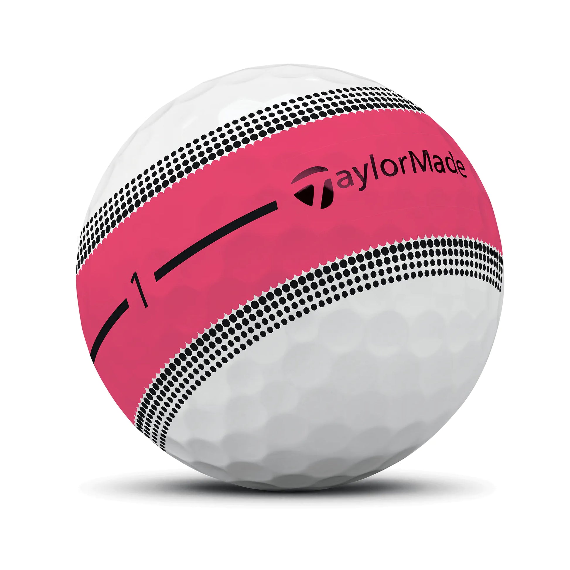 TaylorMade Tour Response Stripe Golf Balls - Neon Pink