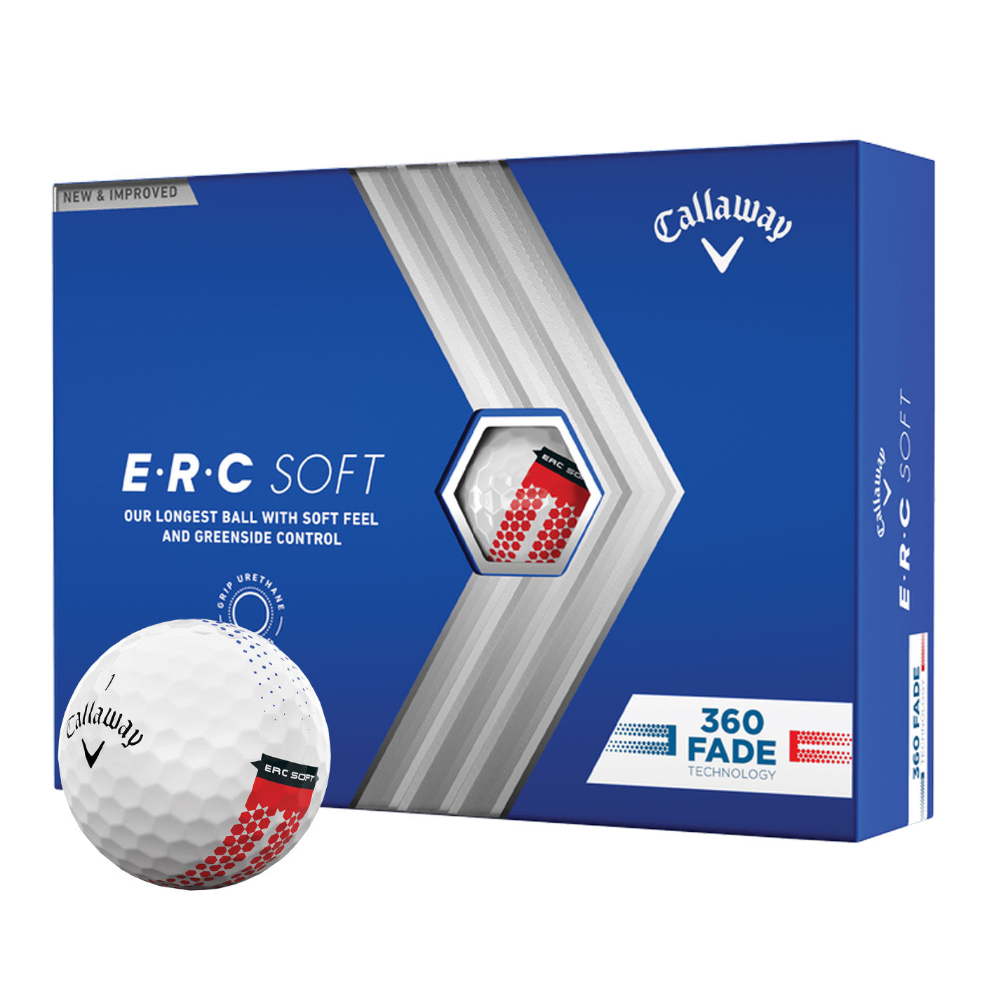 Callaway ERC Soft 360 Fade Limited Edition Golf Balls - One Dozen