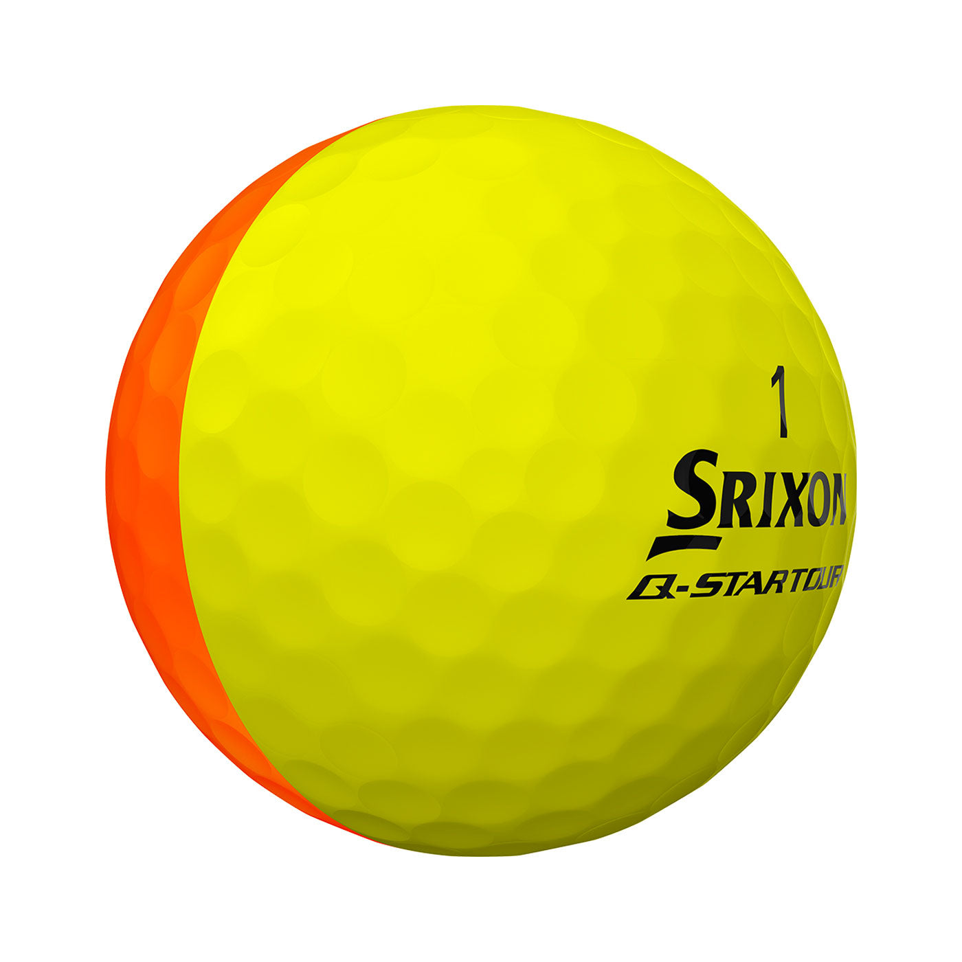 Srixon Q Star Tour Divide Golf Balls - Yellow / Orange