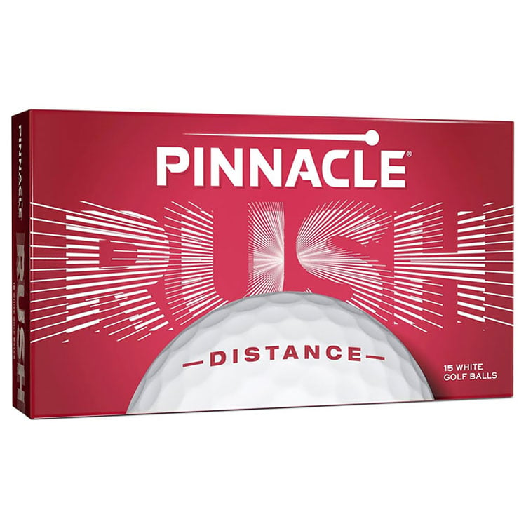 Pinnacle Rush Golf Balls 15 Pack - Yellow