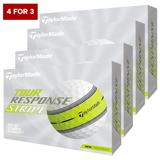 TaylorMade Tour Response Stripe Multipack