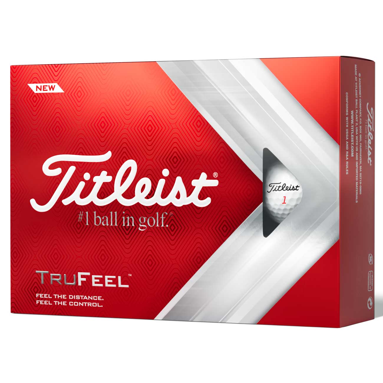 Titleist Trufeel Golf Balls 2022 - White