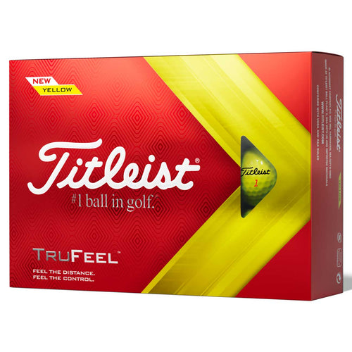 Titleist Trufeel Golf Balls 2022 - Yellow