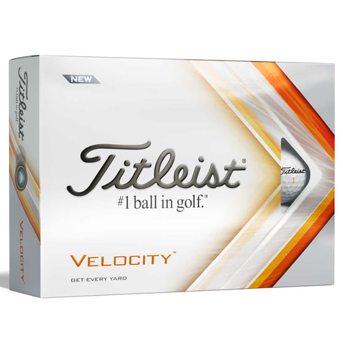 Titleist Velocity Golf Balls 2022 - White