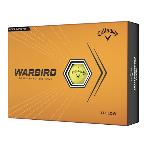 Callaway Warbird Golf Balls Yellow - One Dozen