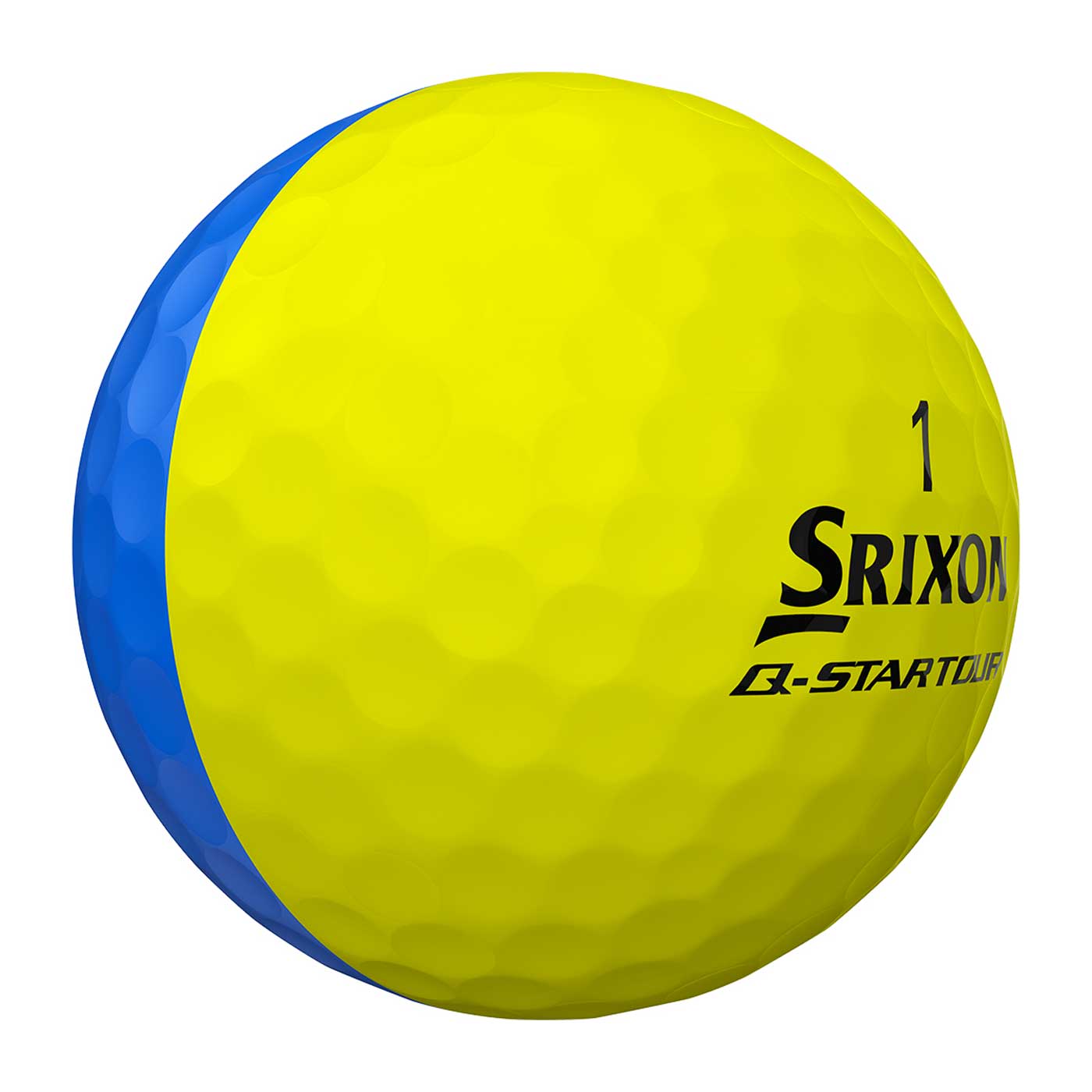 Srixon Q Star Tour Divide Golf Balls - Yellow / Blue